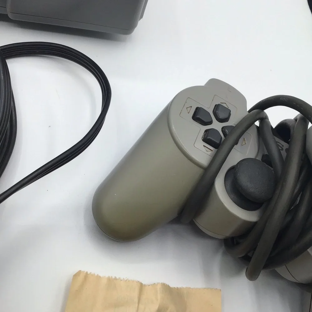 Sony PlayStation 1 PS1 dual shock complete console with box wires controller
